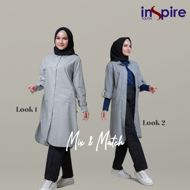 BISA COD - TUNIK INSPIRE ITU 014 FASHION MUSLIM