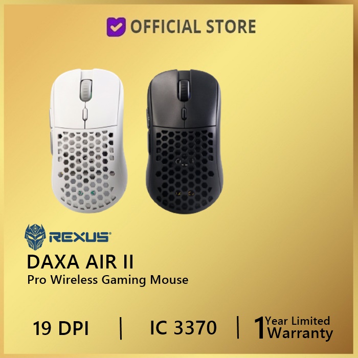 Rexus Daxa Air II Pro Wireless Gaming Mouse Air 2 Ultra Lightweight