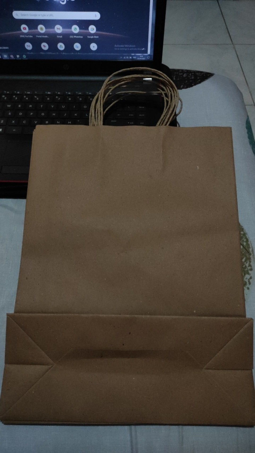 Mailer Box Polos / Box Pizza Polos 30x30x5 Cm ( 1pack Isi 25pcs )
