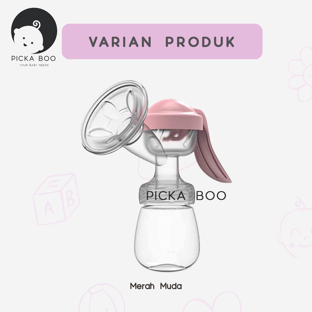 PICKA BOO Pompa Asi Manual Praktis Dibawa Kemana Saja BPA FREE