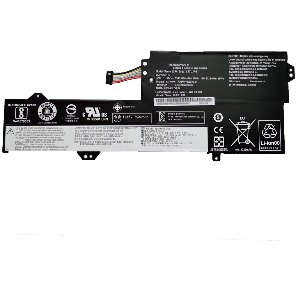 Baterai Original Lenovo YOGA 720-12IKB L17L3P61 L17C3P61 L17M3P61