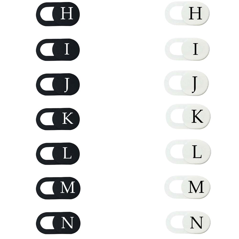 CUSTOM HURUF ALPHABET INITIAL PELINDUNG PENUTUP WEBCAM KAMERA COVER CAMERA LAPTOP HP IPHONE ASUS DELL SAMSUNG VIVO XIAOMI
