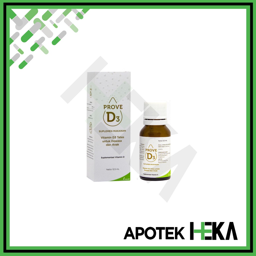 Prove D3 Drops - Vitamin D3 400 IU Tetes 12.5 ml (SEMARANG)