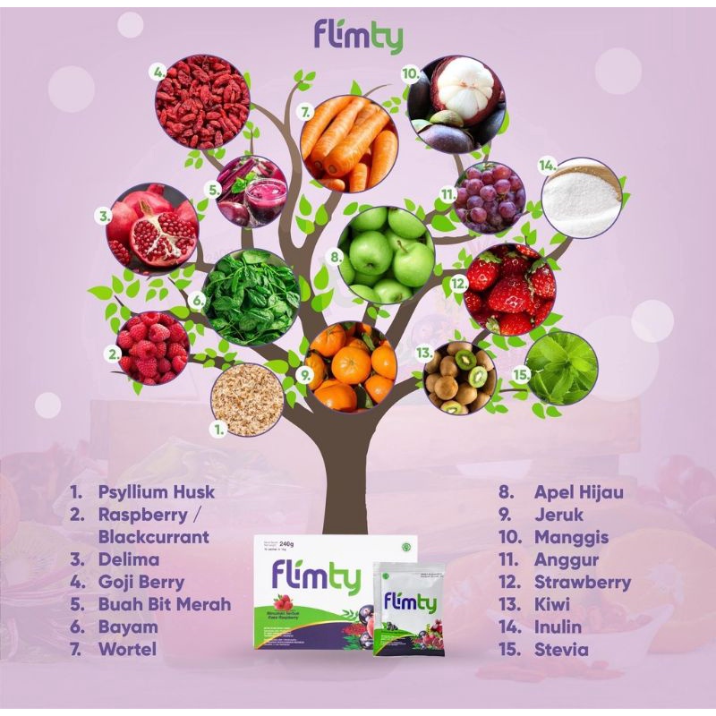 promo flymty fiber 1 box (16 sachet)