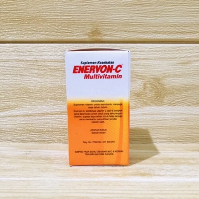 ENERVON C 30 TABLET | Menjaga Daya Tahan Tubuh | Meningkatkan Imun Tubuh