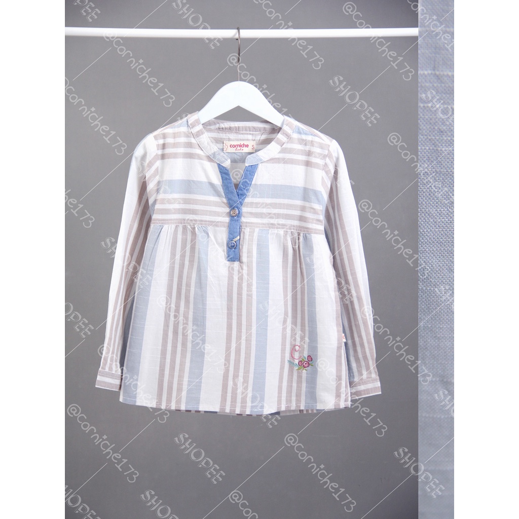 Corniche Kids Gaby Blouse Kids Biru - TW K23096