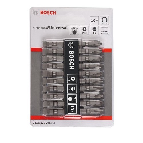 BOSCH Mata Obeng PH2 Double Ended 10 pcs (265)