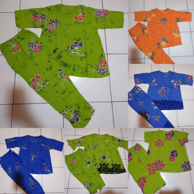 PROMO SETELAN CP JUMBO TANGAN 3/4 PREMIUM MOTIF ACAK BATIK CETAK AL-ZAHRA SUNAN SANAN INDRA