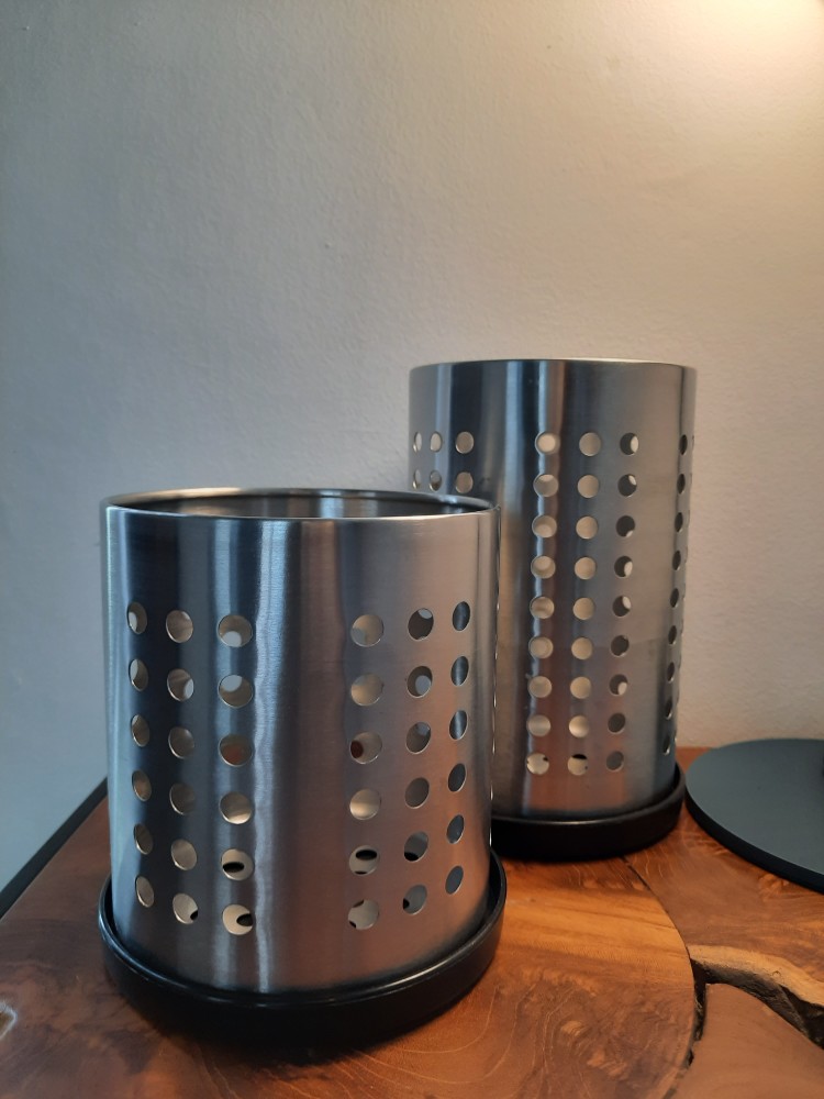 0rdn1ng Tempat Peralatan Dapur, Stainless Steel, 18 Cm