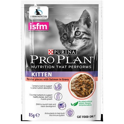 PROPLAN POUCH KITTEN SALMON 85GR-7134 / PP POUCH KITTEN