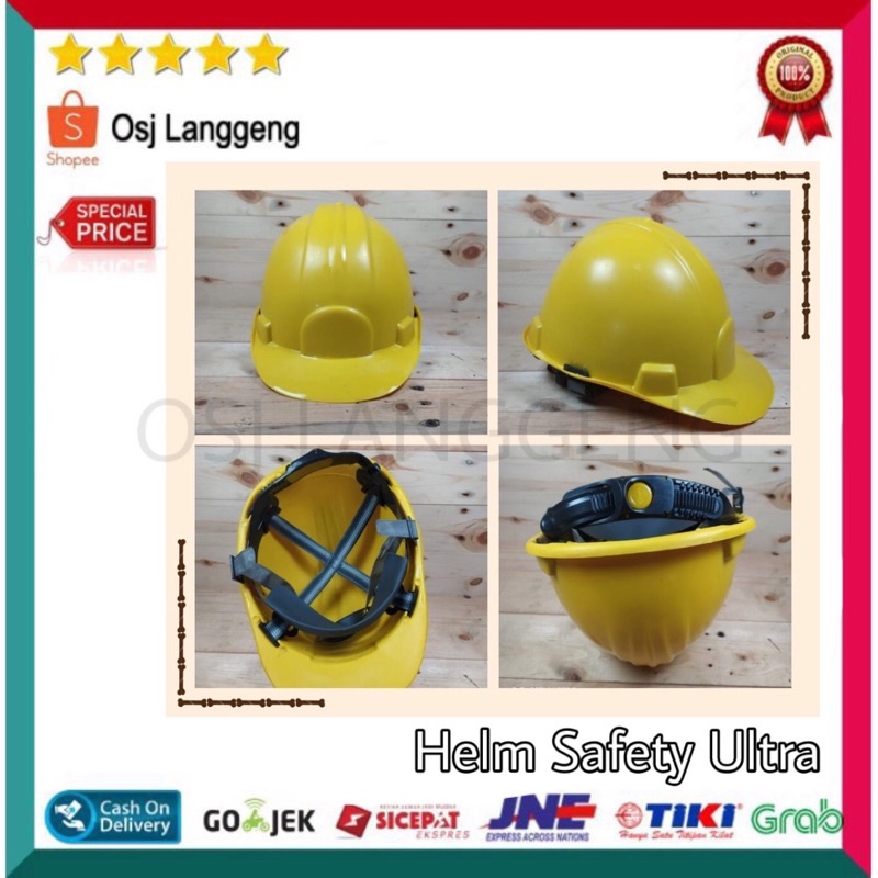 BISA COD |  Helm Safety Helmet  Ultra Murah Kerja Proyek