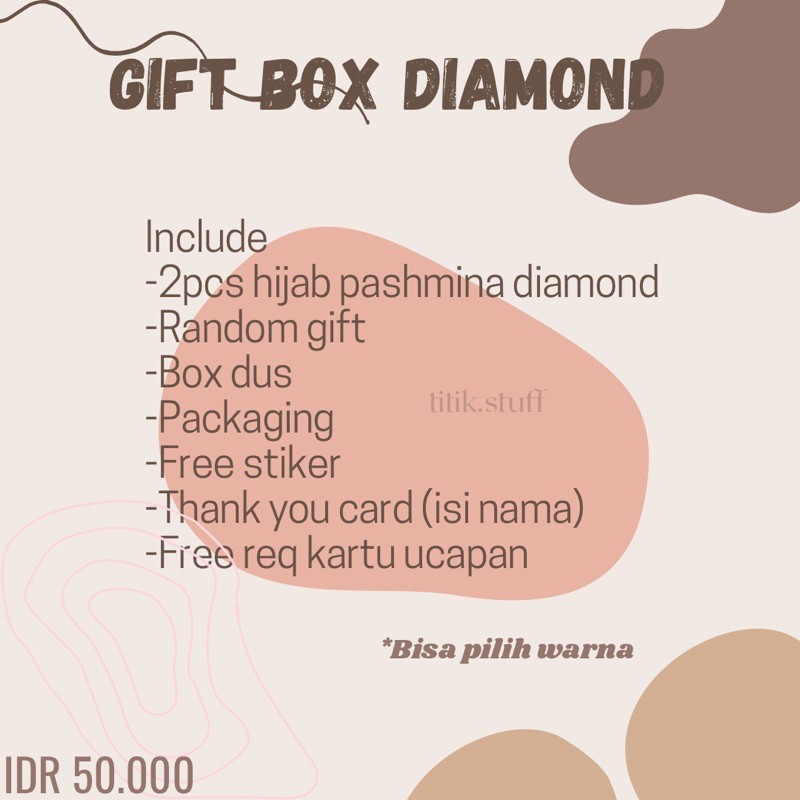 HAMPERS HIJAB/HAMPERS BOX/GIFT BOX/KADO MURAH