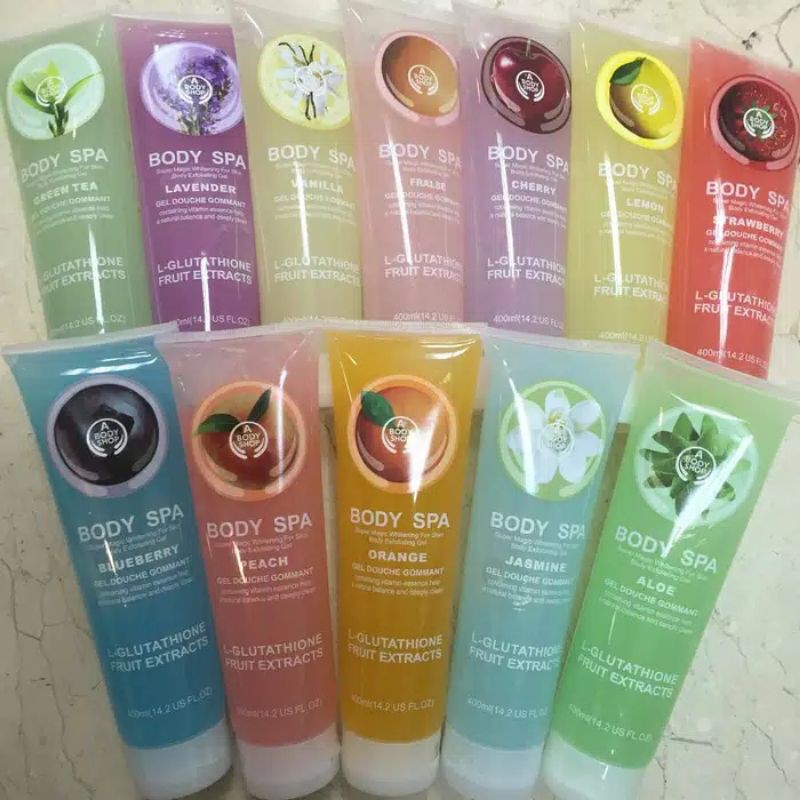 NEW PACK BODY SHOP PEELING GEL / NEW BODYSHOP SPA 400