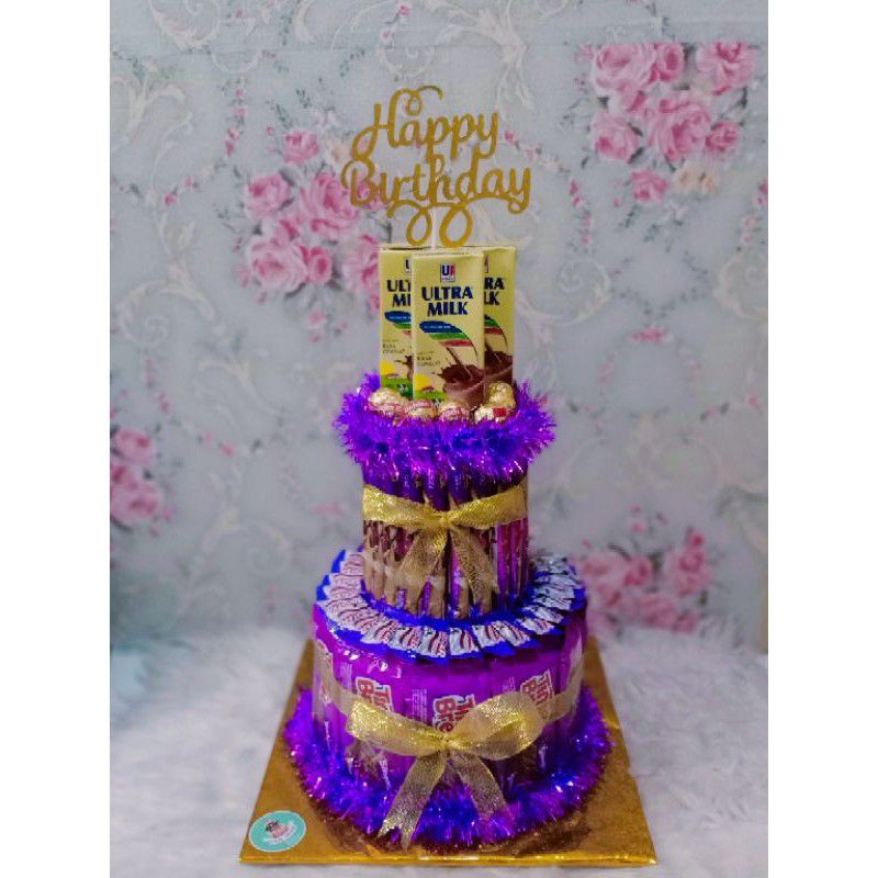 Kue Tart Snack / Kue Ulang Tahun / Hadiah Ulang Tahun / Kado Wisuda