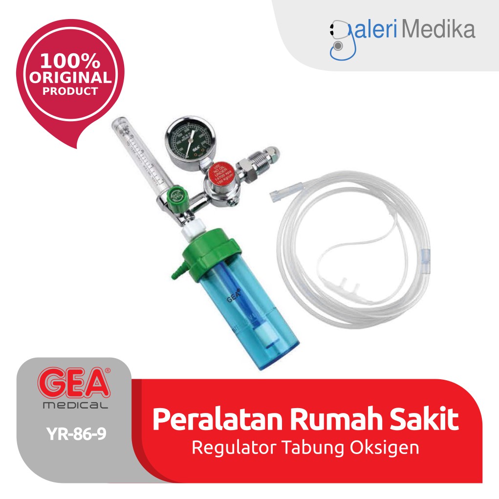 GEA YR-86-9 Regulator Tabung Oksigen / Regulator O2 / Regulator Oxygen