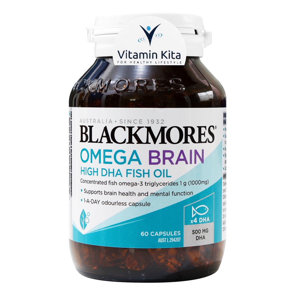 Blackmores Omega Brain Concentrated Fish Oil (60 Cap)