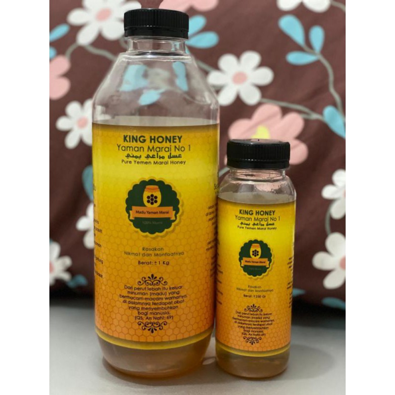 

Madu Yaman Mara'i (Grade A/No.1 & B/No. 2) 1kg King Honey - Madu murni Madu asli Madu impor