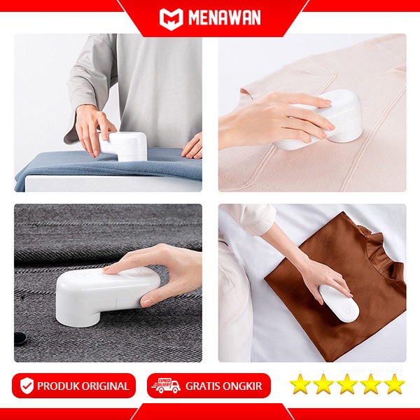 Xiaomi Mijia Lint Remover Fuzz Trimmer Shaver Pembersih Serat Pakaian Original