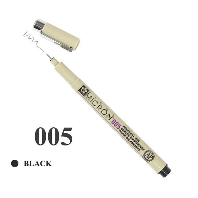 

HOT SALE Sakura Pigma Micron 005 Pen Black Terjamin