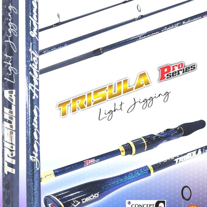 Joran Daido Trisula Pro Series 180Cm Pe (1-3)-(2-4) - Biru, Pe 1-3