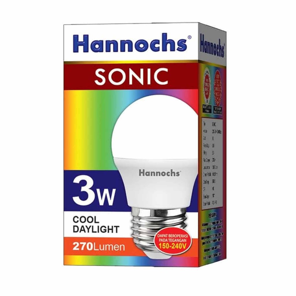 Lampu LED Hannochs Sonic 3w 3 watt