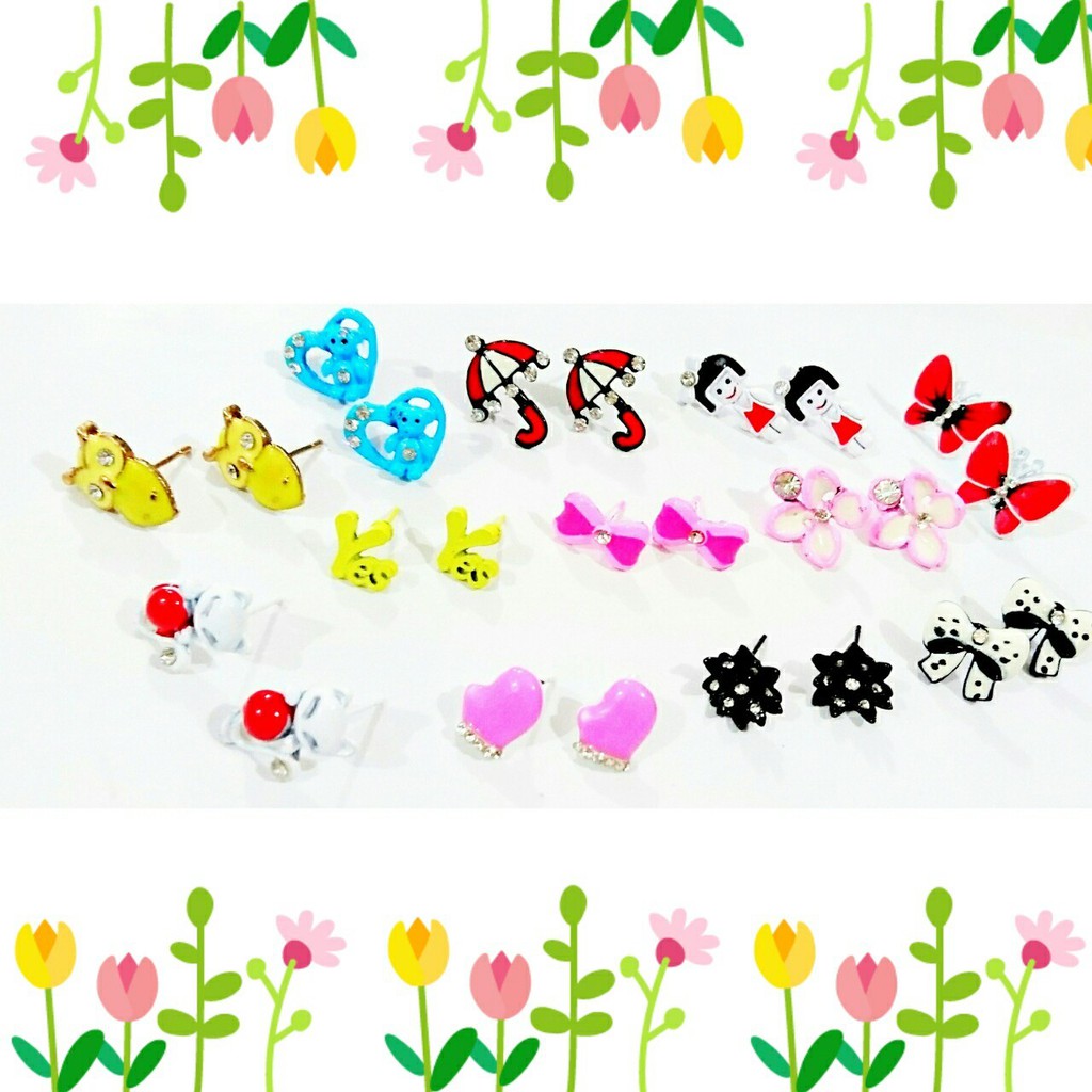 anting lolita bentuk anting tusuk