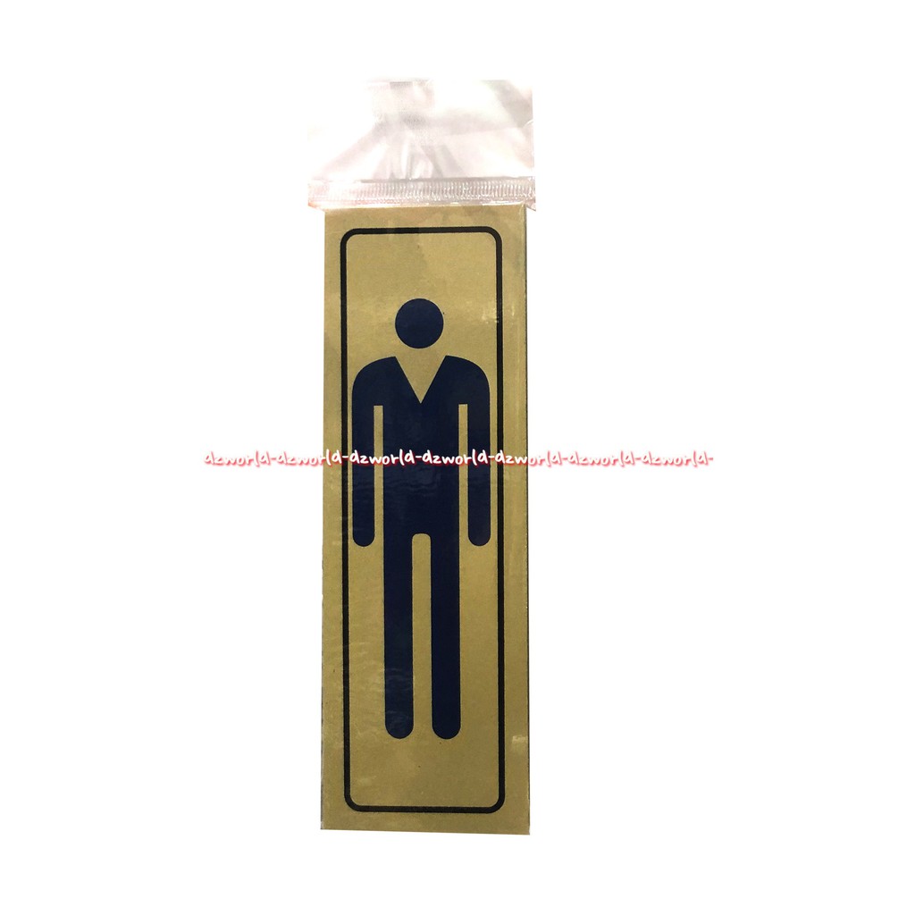 Sign Board Sticker Logo Toilet Pria Wanita Stiker Tempel Untuk Pemberitahuan Tanda Masuk Area Toilet Wc Laki Laki Wanita Cowok Cewek