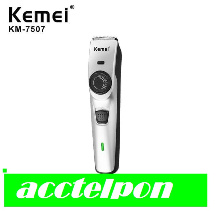 Kemei KM-7507 Professional Hair Clipper Rechargeable Electric Trimmer