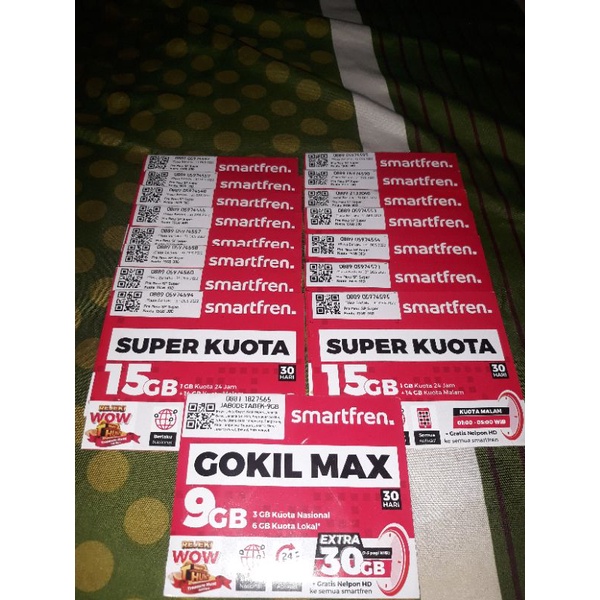 Kartu Perdana Smartfren SUPER KOUTA-GOKIL MAX