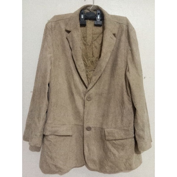 preloved blazer wanita kulit asli Ermen gildo zegna