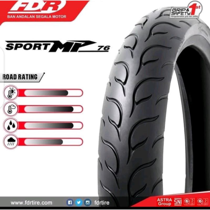 BAN FDR SOFT COMPOUND / RACE COMPOUND 90/80-14 SPORT MP76