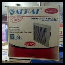 Kipas Angin Hisap / Sedot Plafon Sekai exhausfan CEF 1295 - Sekai CEF 1295 – Ceiling Exhaust 12 inch