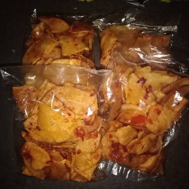 

Kripik singkong pedas