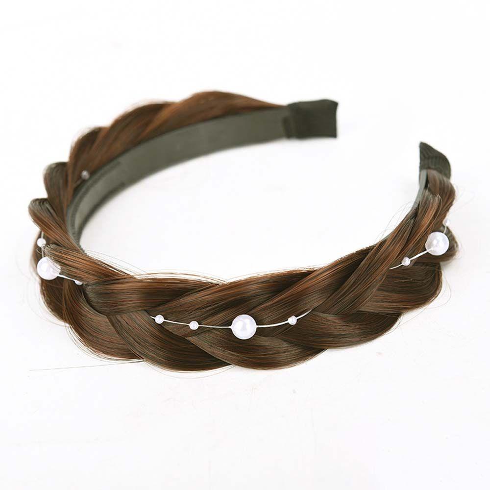 Mxbeauty Hair Hoop Fashion Handmade Aksesoris Styling Rambut Kepang Aksesoris Rambut Non-slip Bertepi Lebar Wig Bando