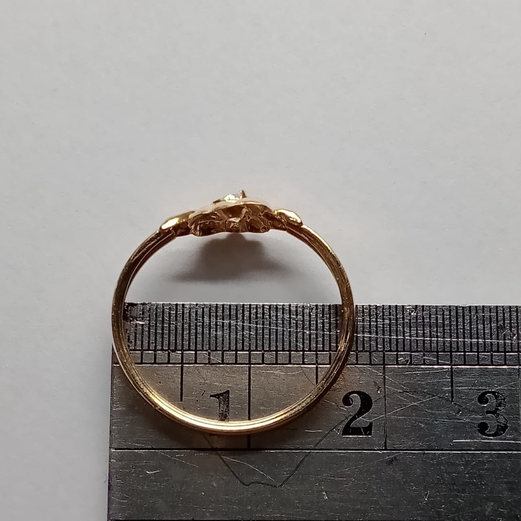 Cincin Emas 17K - 0.5 gr Kadar 750 - 399