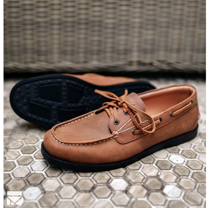 Moscow Tan | Sepatu Kulit Asli Casual Klasik Pria Cowok Men Loafers Ori Footwear | FORIND x Zapato