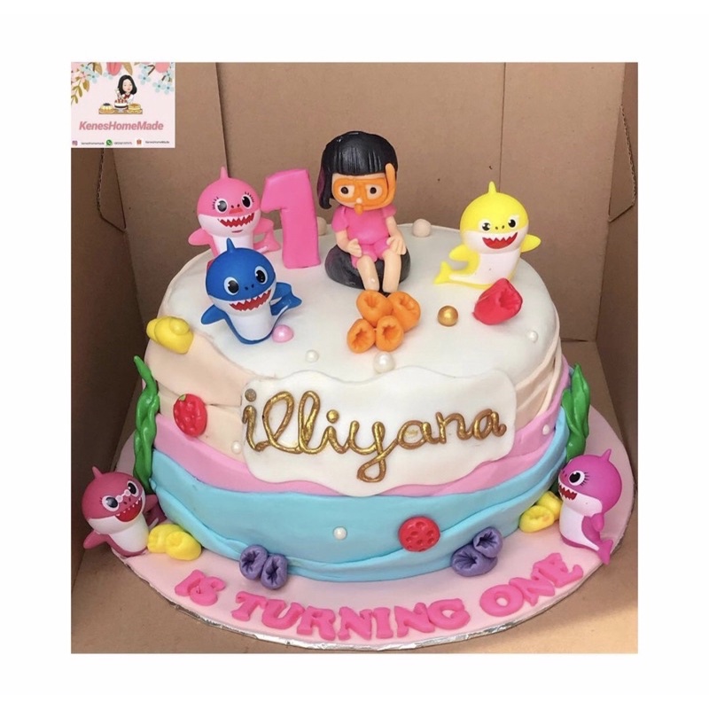 

Kue Ulang Tahun Baby Shark / Cake Ultah Baby Shark