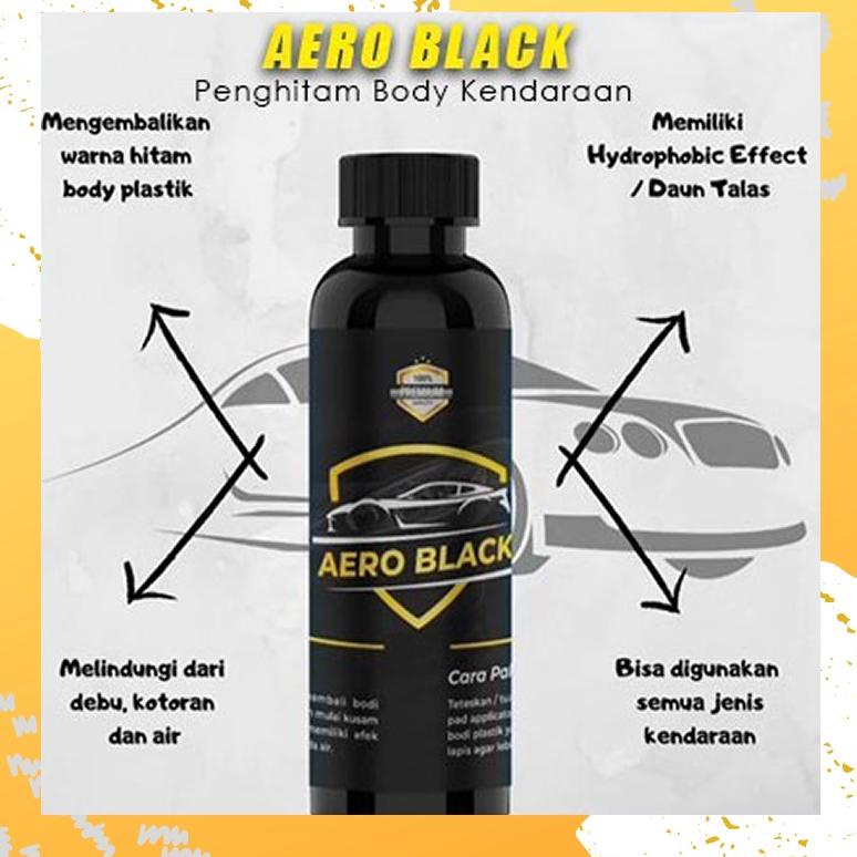 Aero Black 30Ml Lite - Penghitam Body Dan Dashboard Mobil Atau Motor
