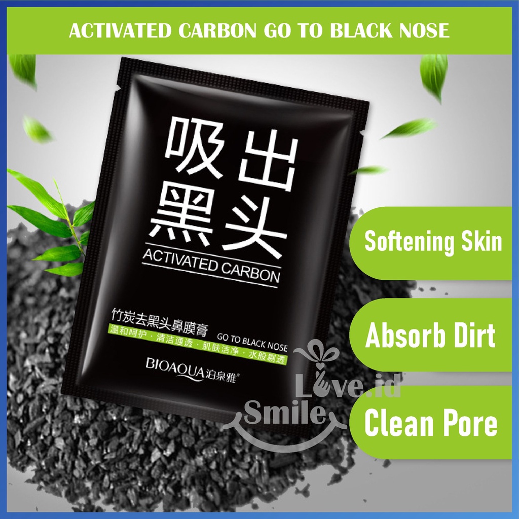 Bisa COD MIDYEAR SALE Smilelove Black head Remover Bamboo Charcoal Blackhead Strip Pembersih Komedo Pori-Pori Hidung Promo