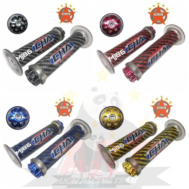 New Handgrip Karbon Jalu CHA Thailand Universal Nmax Vario Mio Beat Scopy R15 Vixion Ninja Cbr