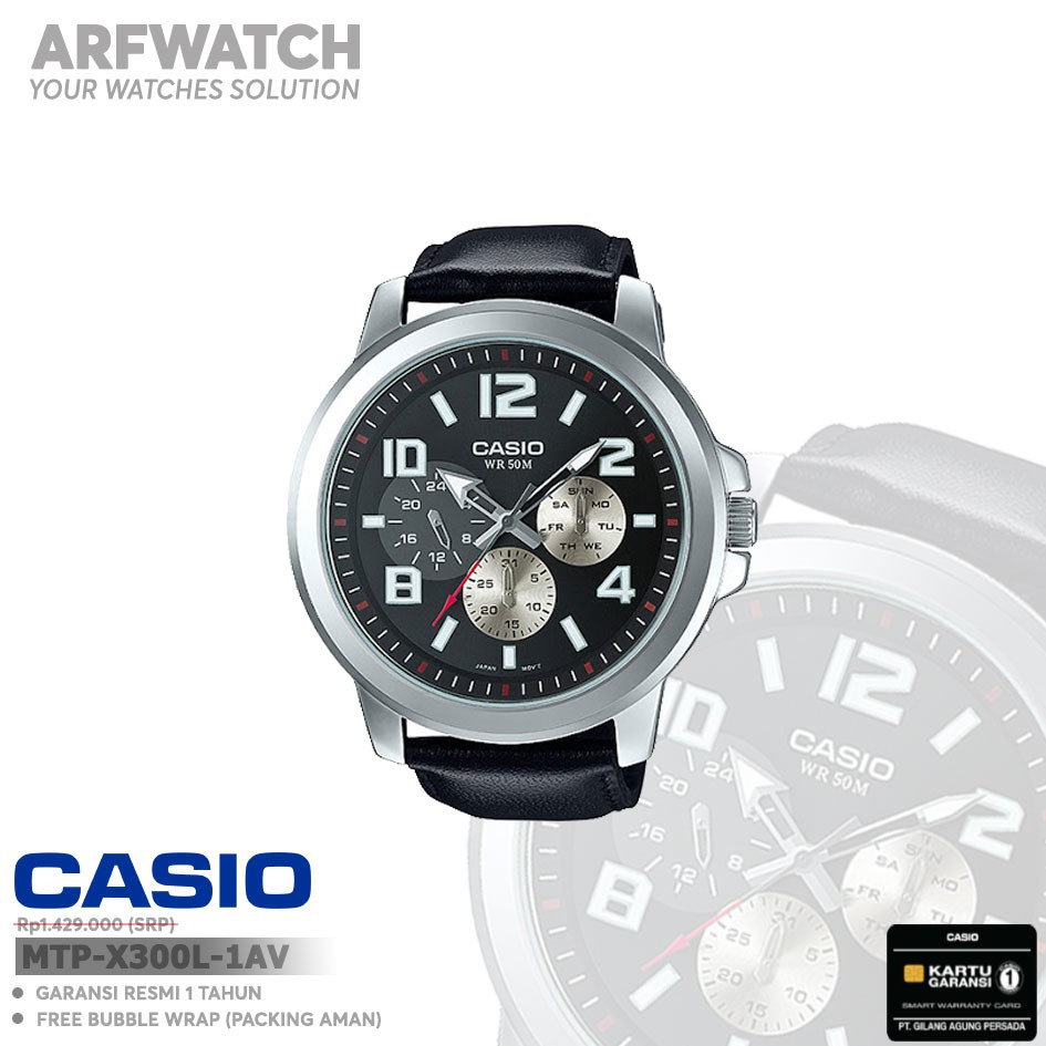 Casio General MTP-X300L-1AV / -4AV / -7AV Original
