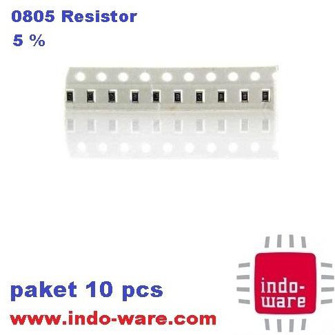 390R 390 Ohm 0805 5% Paket 10 Pcs Resistor Smd Inwer1292 Segera Dapatkan
