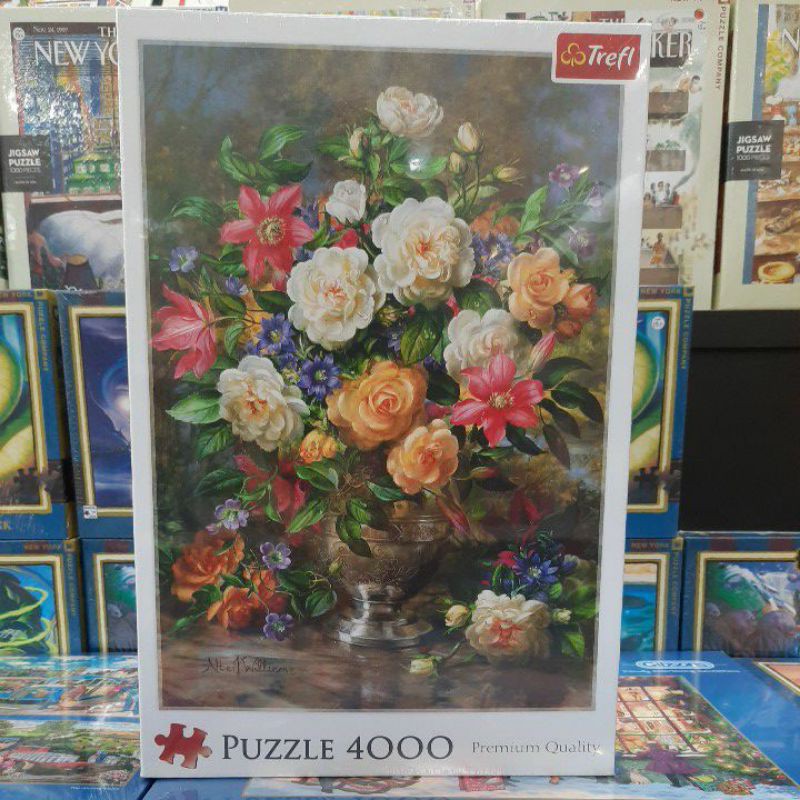 Jigsaw Puzzles Trefl 4000 Piece Jigsaw Puzzle Flowers For The Queen