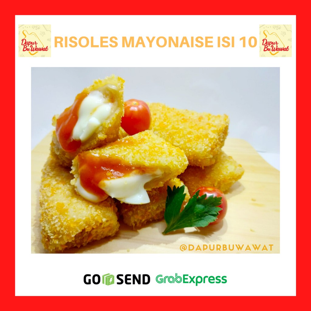 

RISOLES MAYONAISE FROZEN ISI 10 PCS