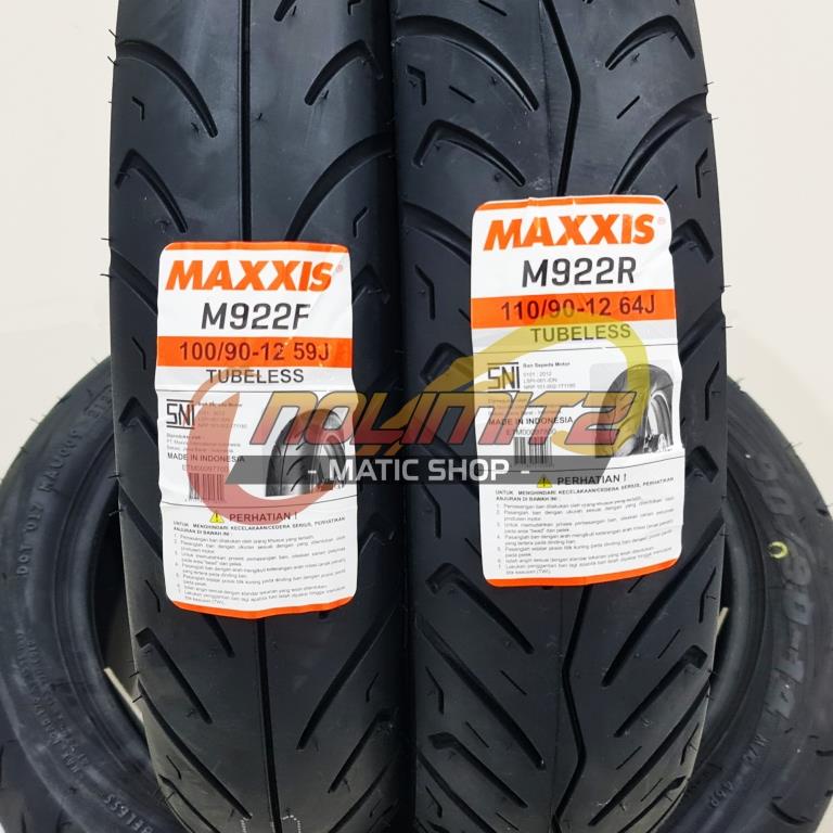 Ban Maxxis M922 100/90 - 12 &amp; 110/90 - 12 Scoopy Vespa Sprint GTS