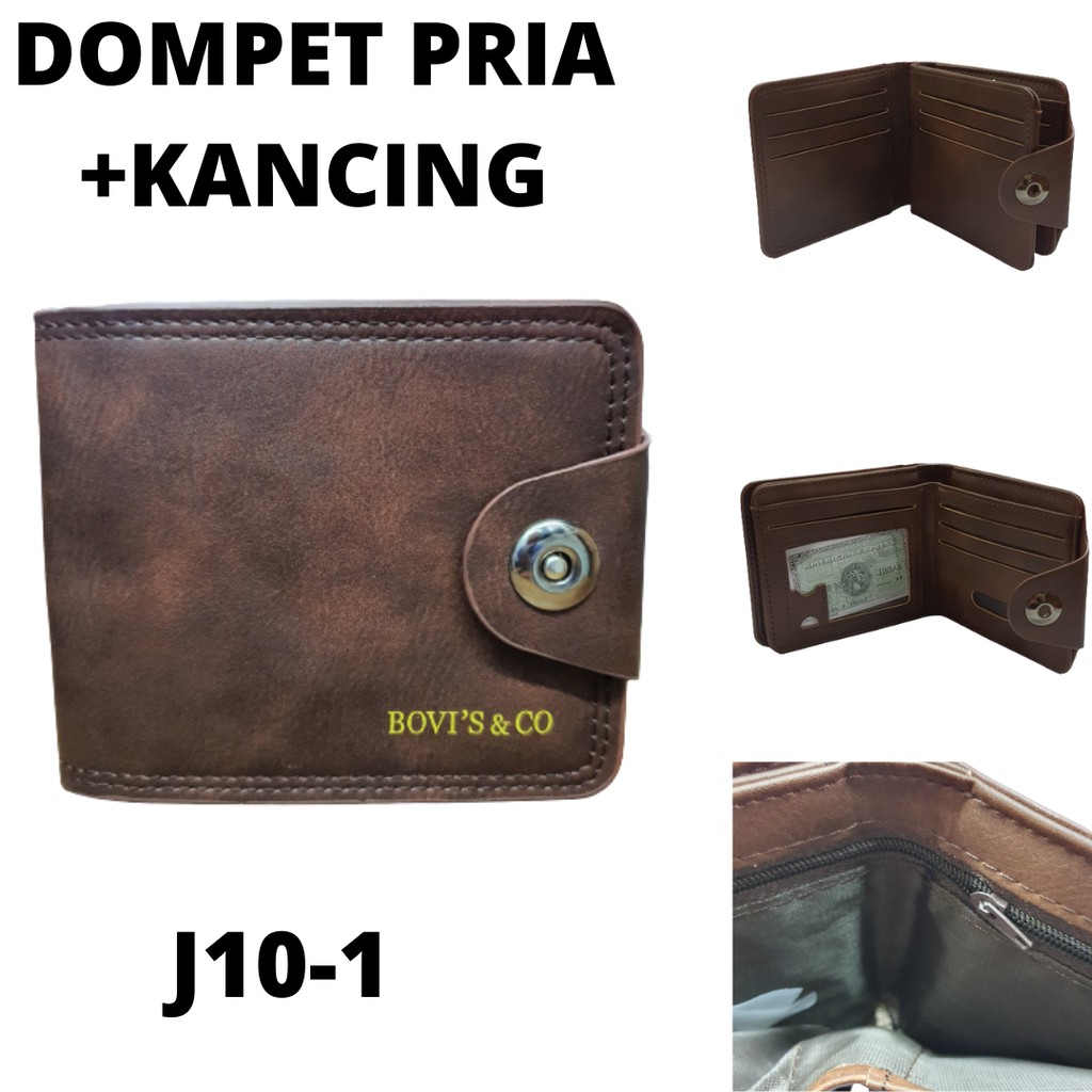 Dompet Pria Murah Branded Kulit Import Keren | Dompet Lipat Terbaru | Dompet Laki Laki Dewasa |