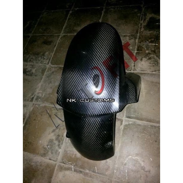 Kawasaki Zx6r Front Fender Carbon Kevlar spakbor depan zx6r