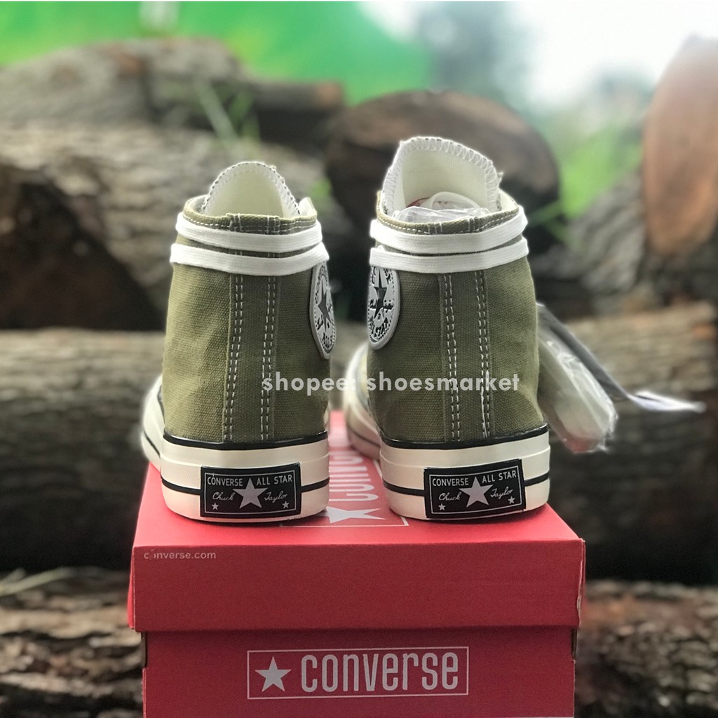 SEPATU CONVERSE 70S HIGH FIELD SURFLUS HIJAU LUMUT ALL STAR CHUCK TAYLOR OBRAL MURAH