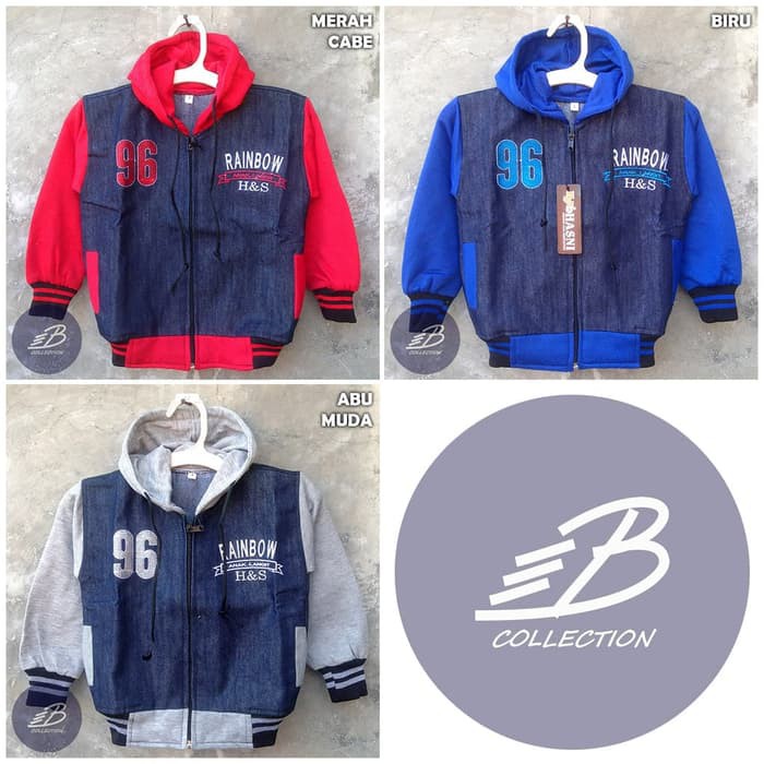 1566Hv Big Sales Jaket Anak Cowok Bayi Balita Playgroup Tk Ba 3629IN  Jeans Levis Denim Kombinasi F