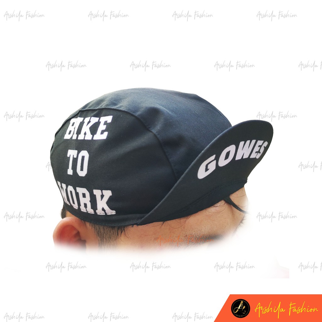 Topi Sepeda / Topi Gowes / Arshila_fashion